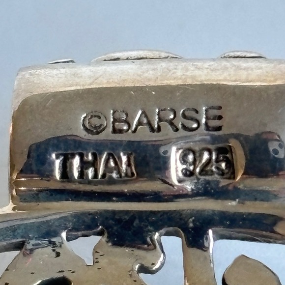 Barse Sterling Silver Turquoise Pendant Large Round Statement 2" Medallion - Picture 7 of 10